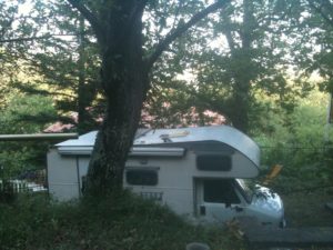 camper in attesa