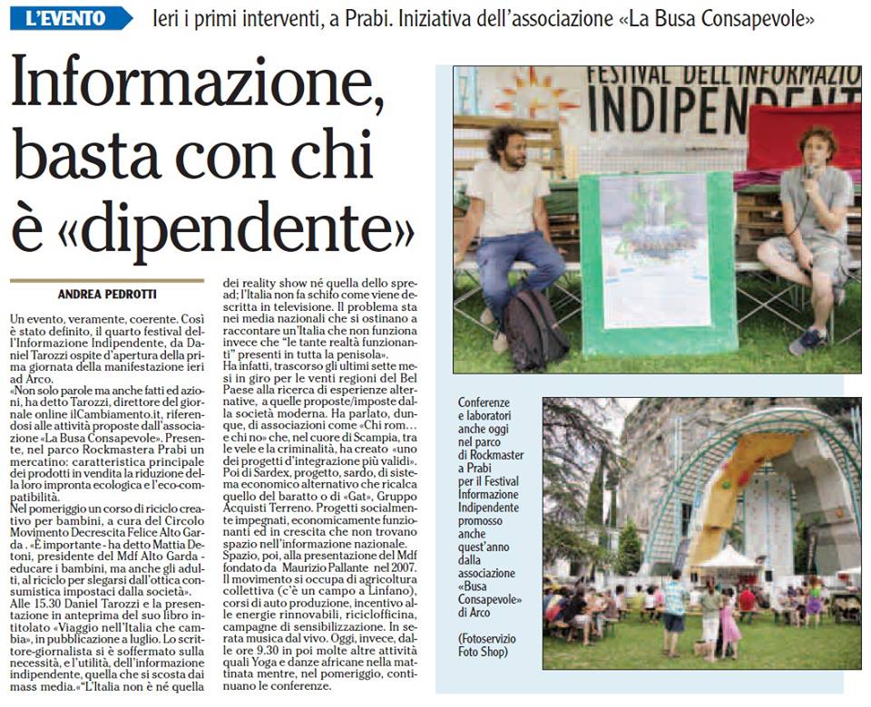 Informazione, basta con chi è dipendente