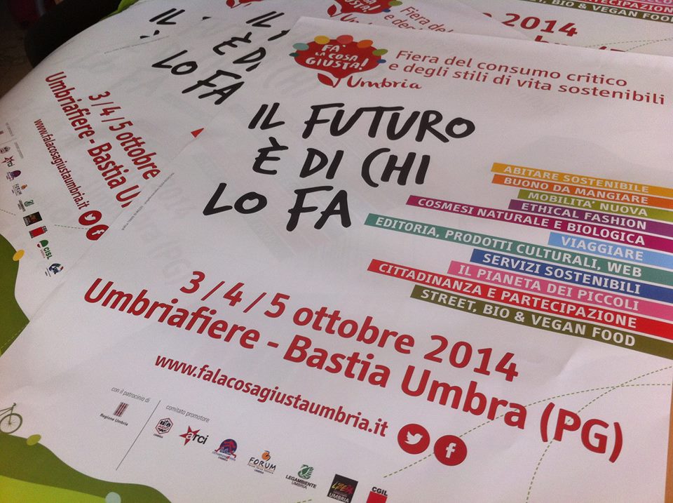 Benessere e sostenibilità: arriva in Umbria “Fa' la cosa giusta!”