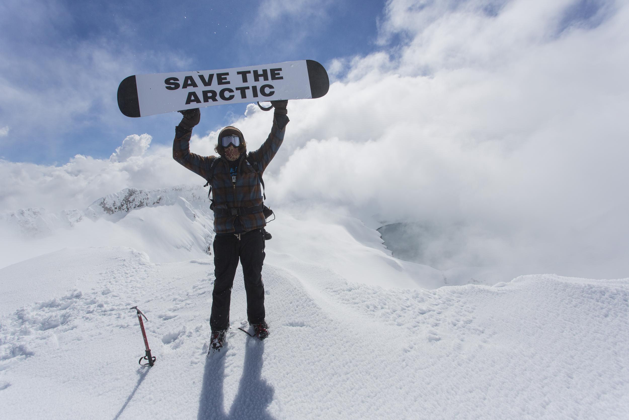 'Mountains and Rooftops' Arctic Sanctuary Action on Mount Ruapehu