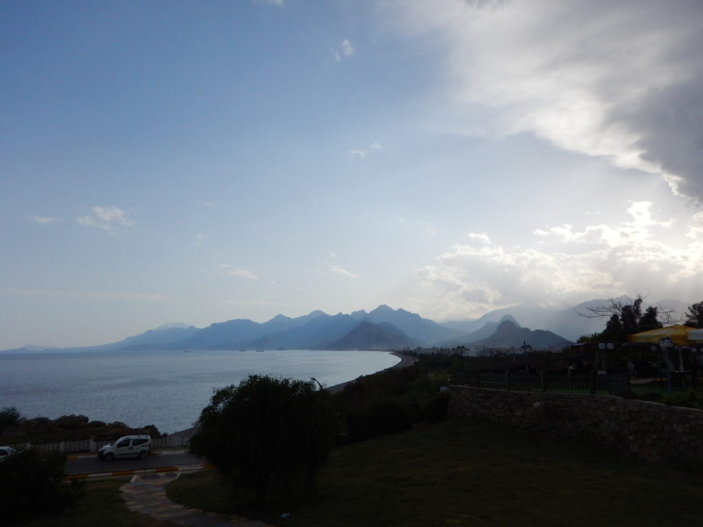 La costa dı Çırali vısta da Antalya 