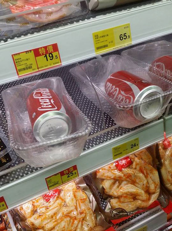 Soda venduta in confezioni di plastica? (Bri An)