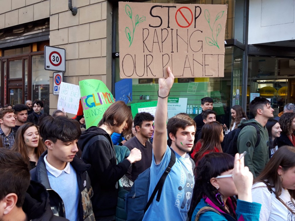 Lo sciopero per il clima a Torino