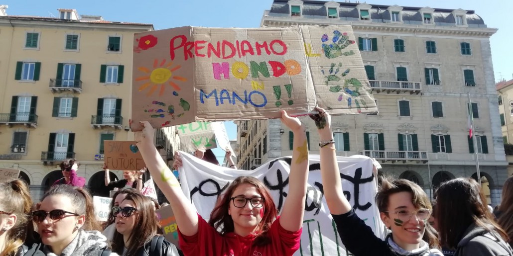 Lo sciopero per il clima a Savona