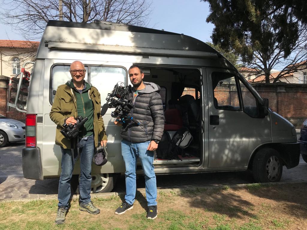 Ezio Maisto e Luca Bonfigli a Udine per il documentario su Fridays For Future