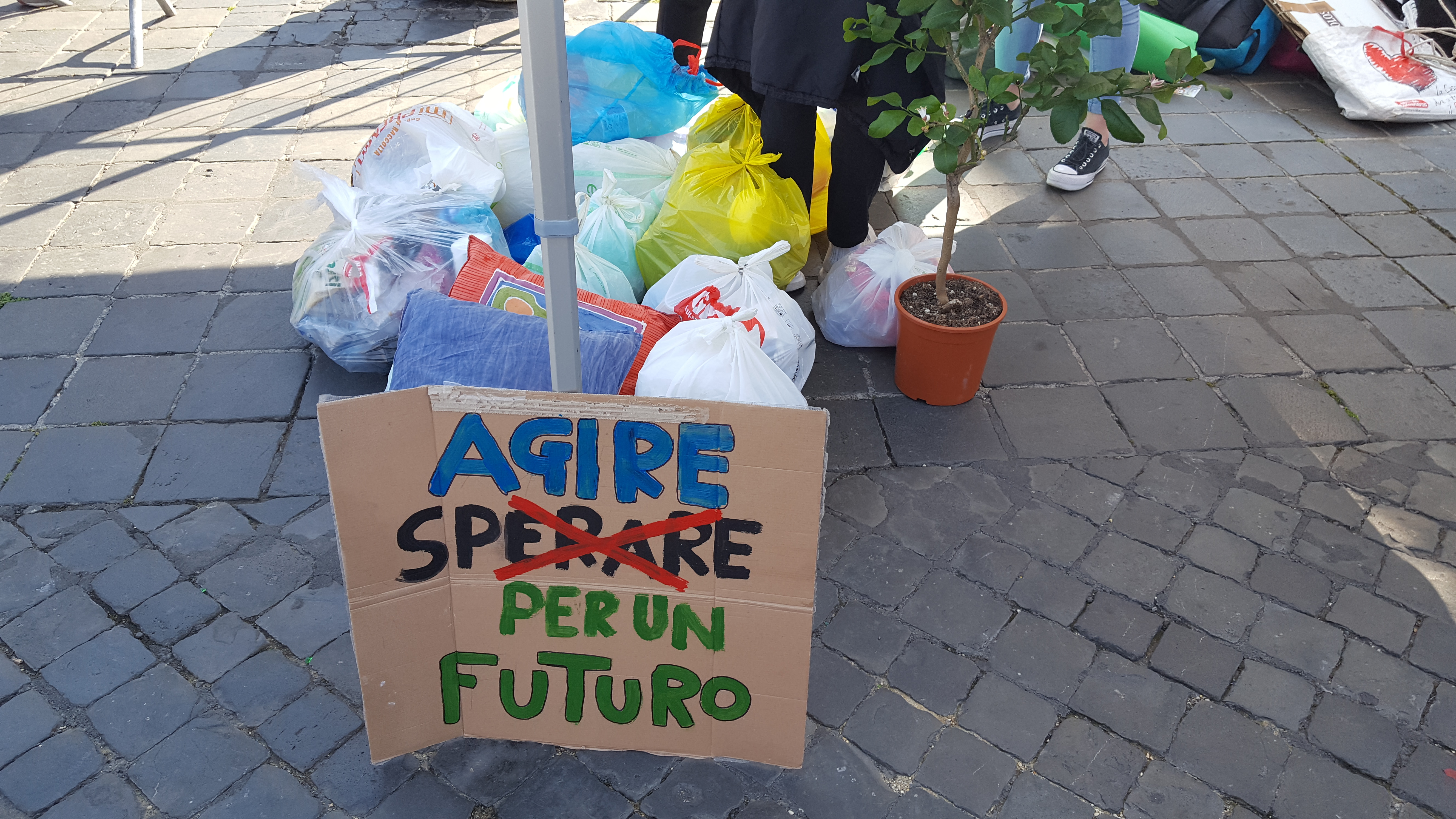 Dalla manifestazione Fridays for Future a Roma