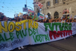 Fridays For Future porta la crisi climatica alla Camera dei Deputati