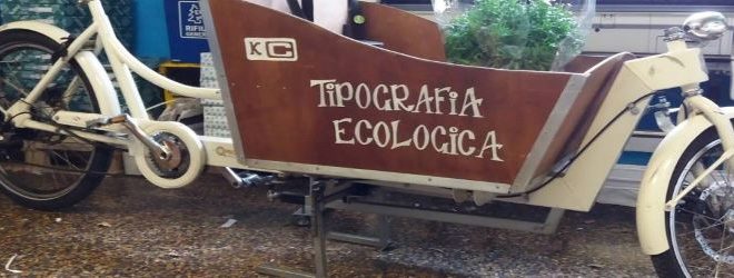 Bici tipografia copertina