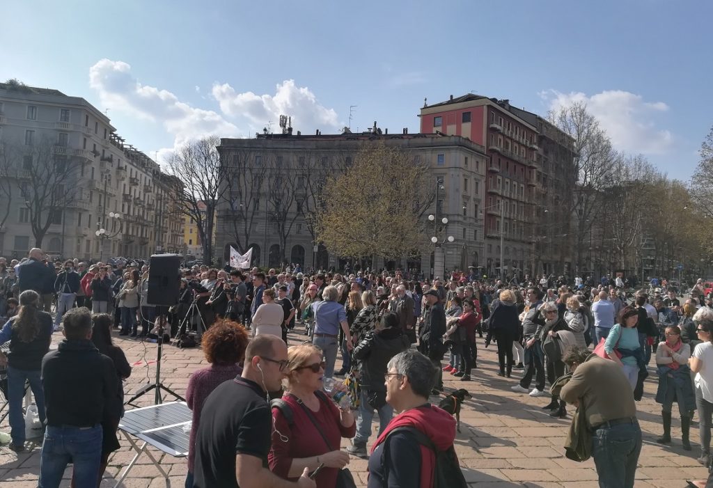 Pubblico al No paura day 28 marzo 2021