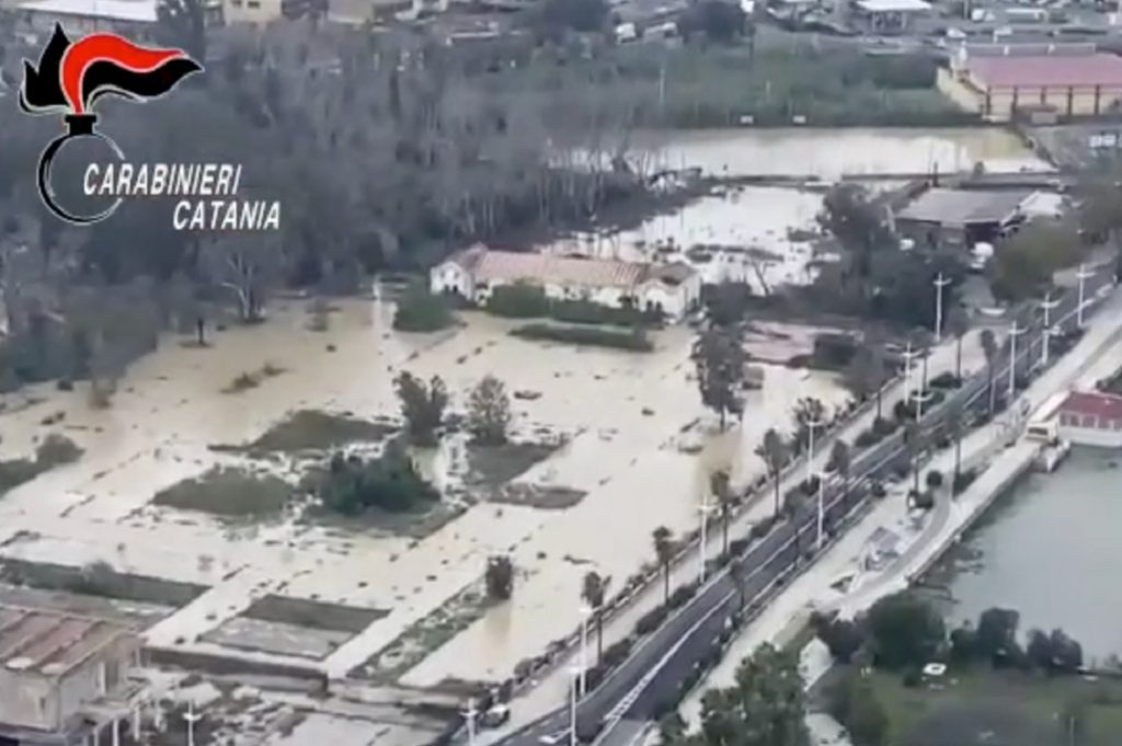 Danni alluvione Catania