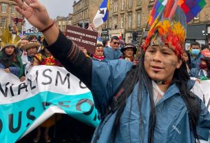 COP26, la piazza spinge i leader ad agire per il clima [FOTO]