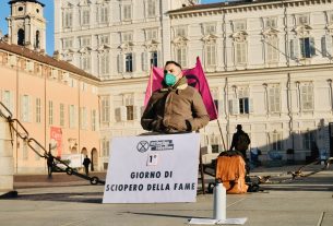 Ruggero, l’attivista che fa lo sciopero della fame per difendere il clima