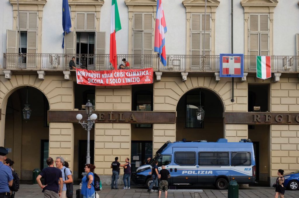 XR protesta a Torino