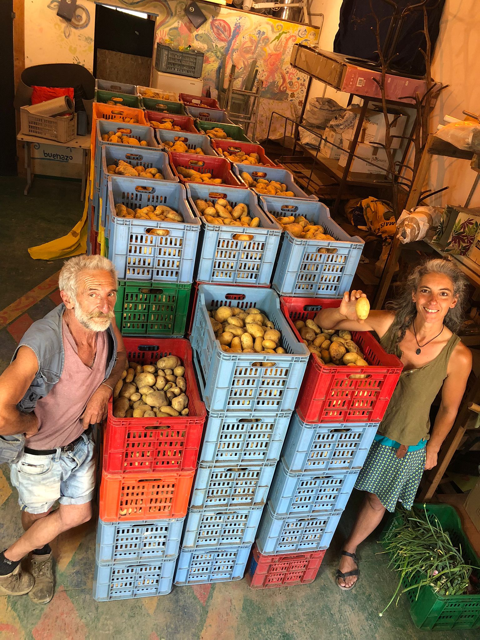 Offro patate dalle co-produzioni minimali al Giardino delle Bio-Diversità
