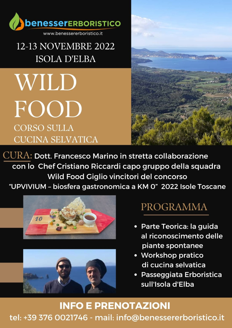 Offro Wild Food – Corso sulla Cucina Selvatica Isola d’Elba