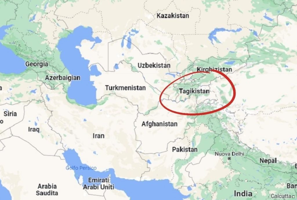 tagikistan mappa