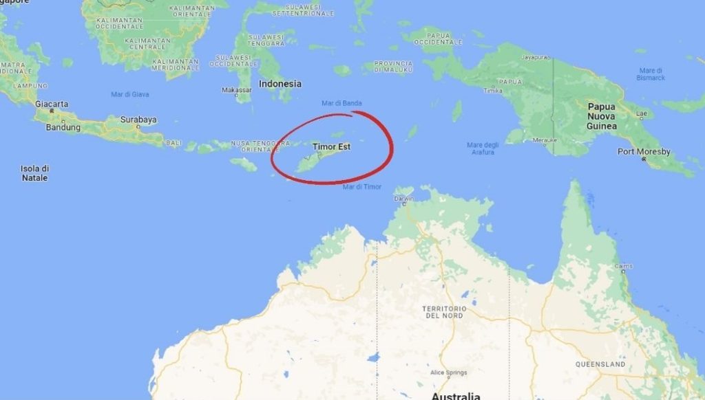 timor est map