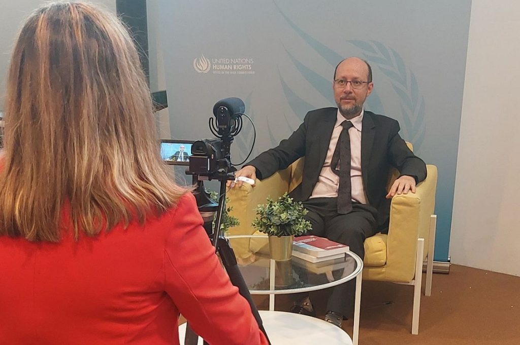 Rosy Battaglia interview Mr Marco Orellana UN Special Rapporteur for the documentary Taranto calling