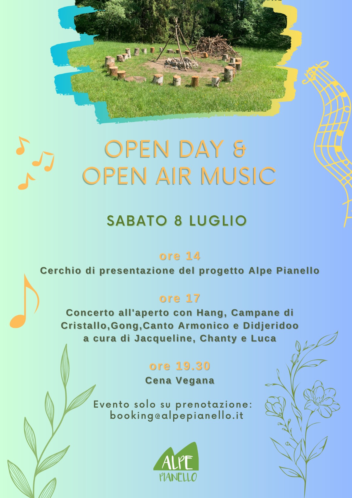 Offro open day – ecovillaggio Alpe Pianello e open air sound healing