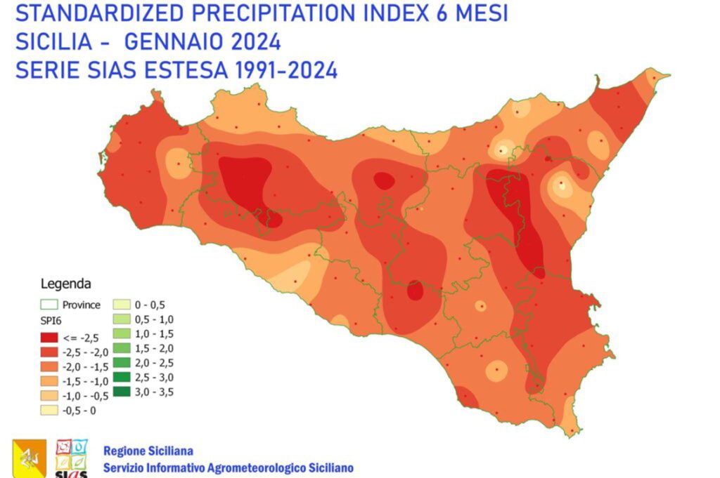 Siccità in Sicilia