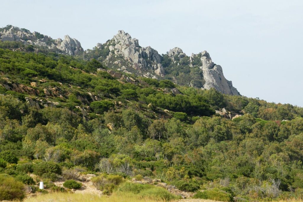 Paesaggio montano dell’Ogliastra, una delle Blue Zone del mondo situata in Sardegna