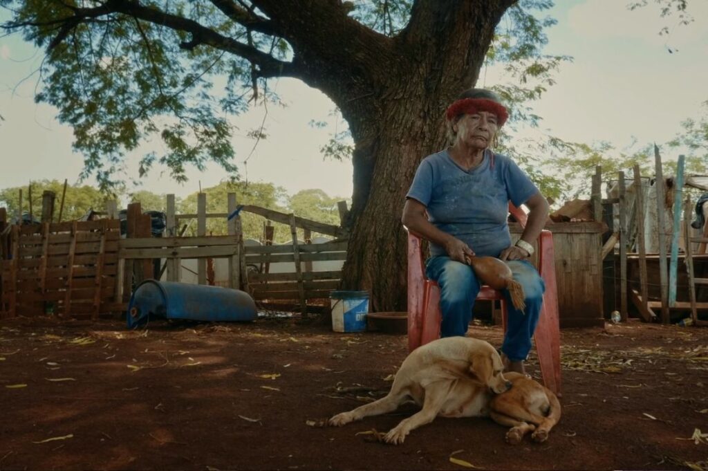 Scena del documentario Green Is the New Red che racconta conflitti ambientali e sostenibilità nei territori rurali
