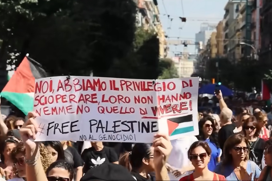 sciopero per la palestina