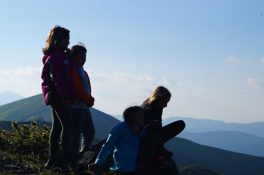 Trekking con bambini