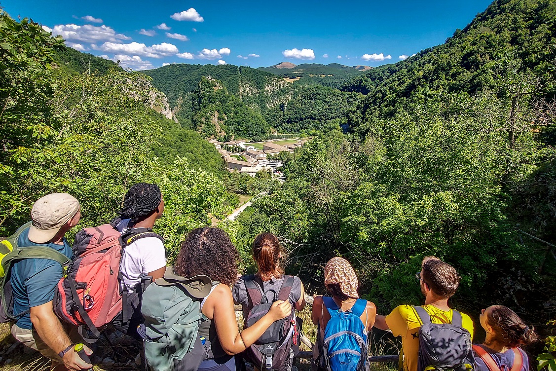 Tappa Valnerina e Valle Spoletana Cammino di Santa Chiara e Santa Rita Roccaporena di Cascia Andrea Trevisi Ph