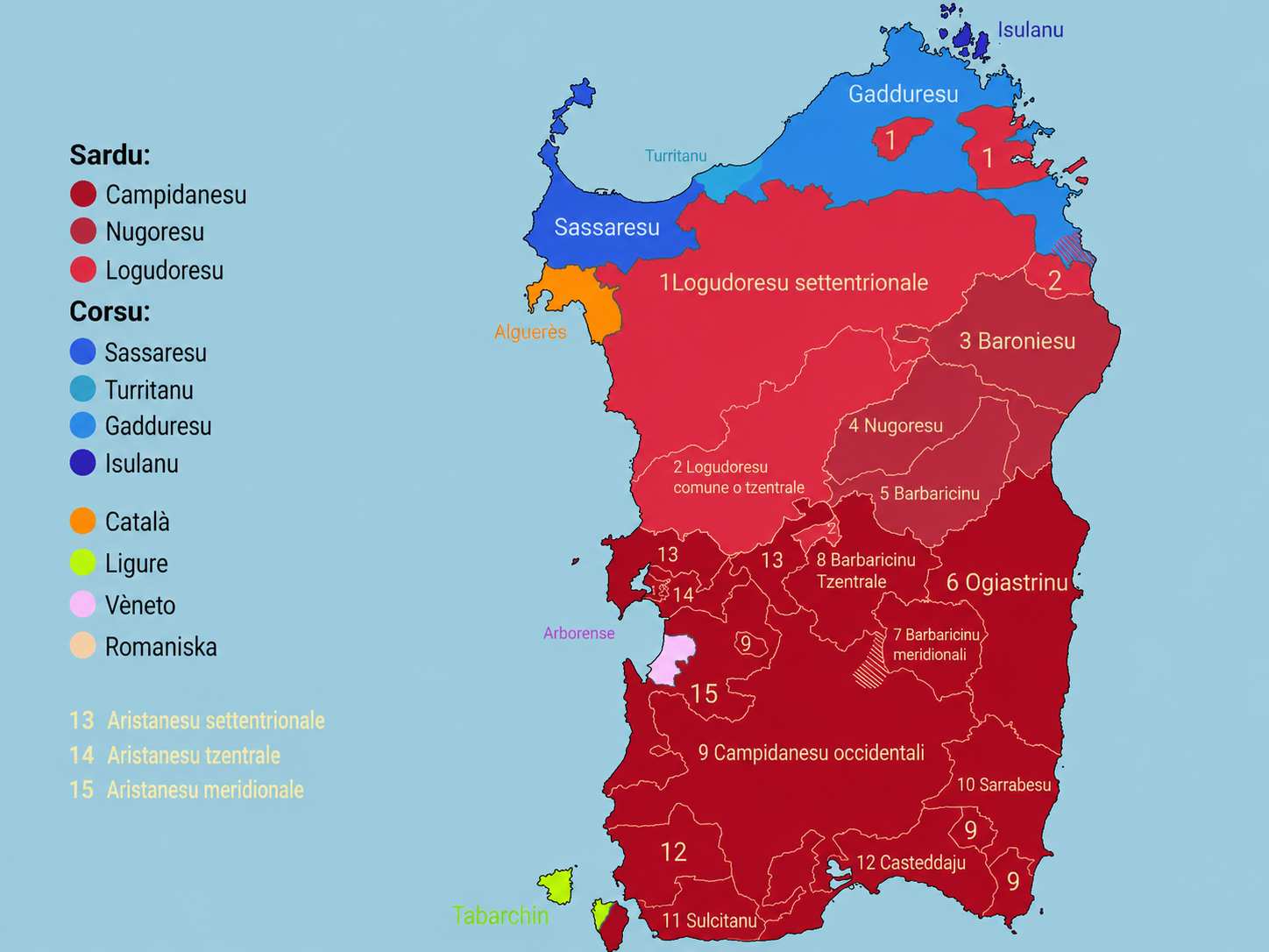 sardudict lingue sardegna