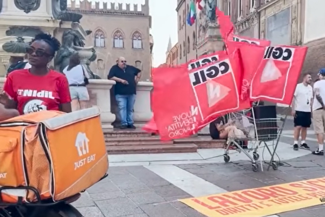 protesta dei rider