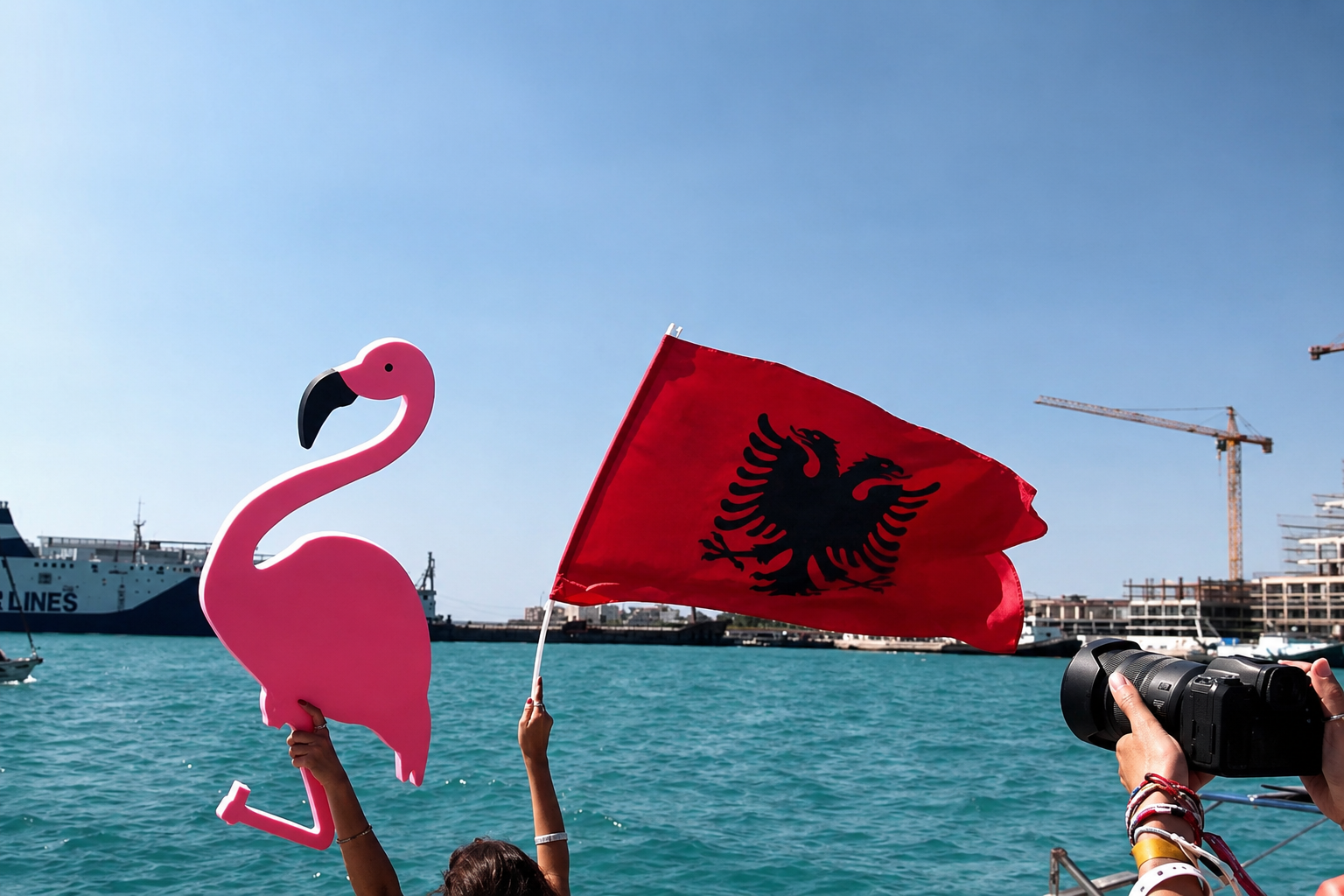 flotilla albania rivoluzione fenicotteri