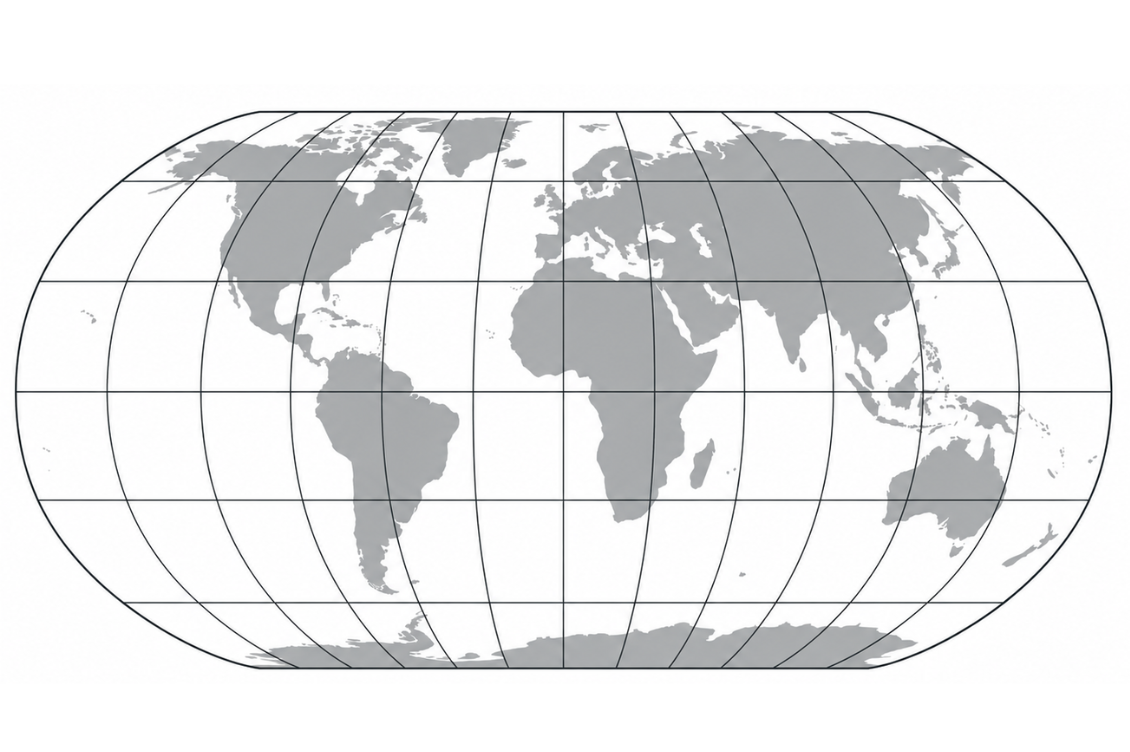 proiezione equal earth adido mercadore